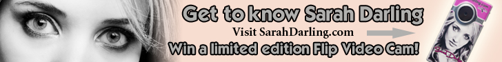 Win a limited edition flip video cam from Sarah Darling! 