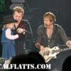 Rianna on stage with Rascal Flatts