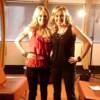 Carrie Underwood and Katie Cook on the set of CMT INSIDER