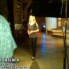 Katie Cook on the set of CMT INSIDER